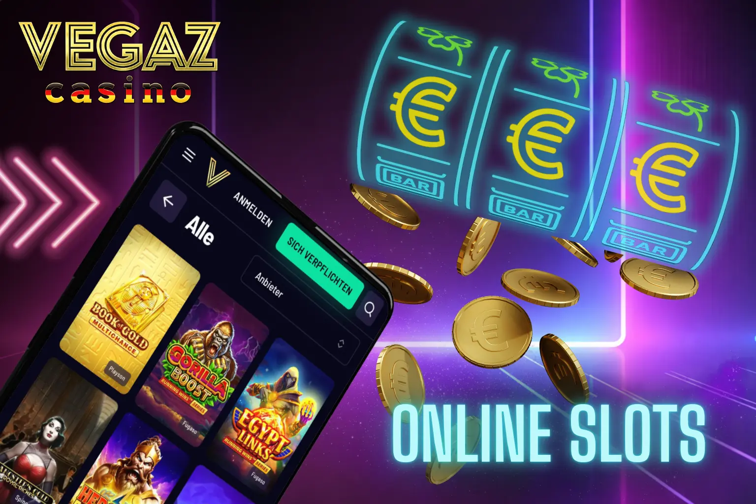 Vegaz Casino – Liebhaber von Spielautomaten finden hier alles, was sie brauchen.